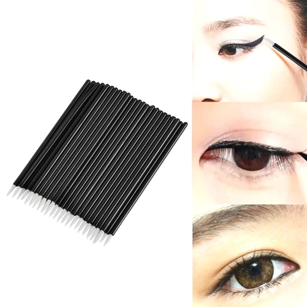 Pinceaux d'extension de cils avec baguette applicateur de mascara, sourcils, fard à barrage, eye-liner, ensemble d'outils de maquillage