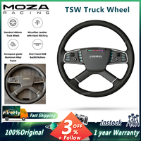 MOZA Racing TSW Truck Steering Wheel Standard 400mm with R9 V3 Direct Drive Wheel Base,Pedals,Table Clamp