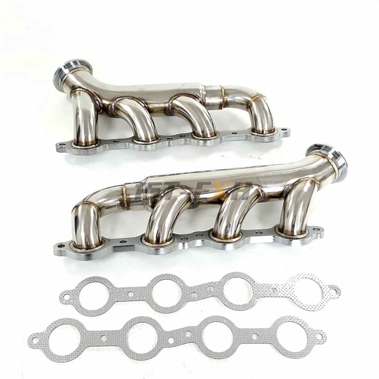 Exhaust Turbo Headers FOR F-Body 1998-2019 Chevrolet Camaro Corvette Pontiac Firebird 5.7L 6.2L