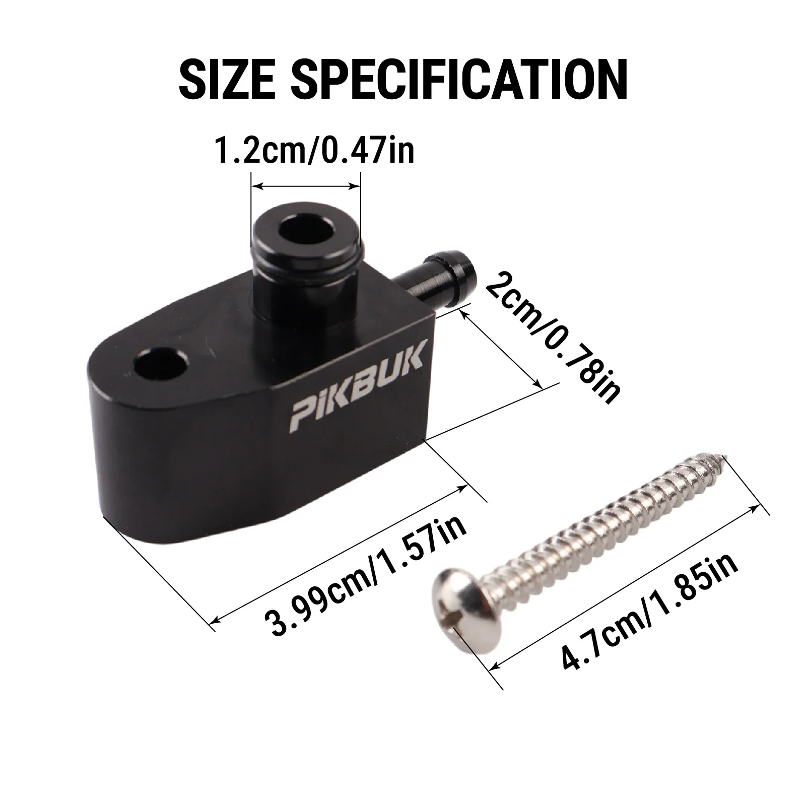 PIKBUK Ladedruckanzeige-Adapter für Peugeot 308 & Mini R56/57 Cooper und Citroen DS 5 1.6T Motor aus Aluminium – Detail 3