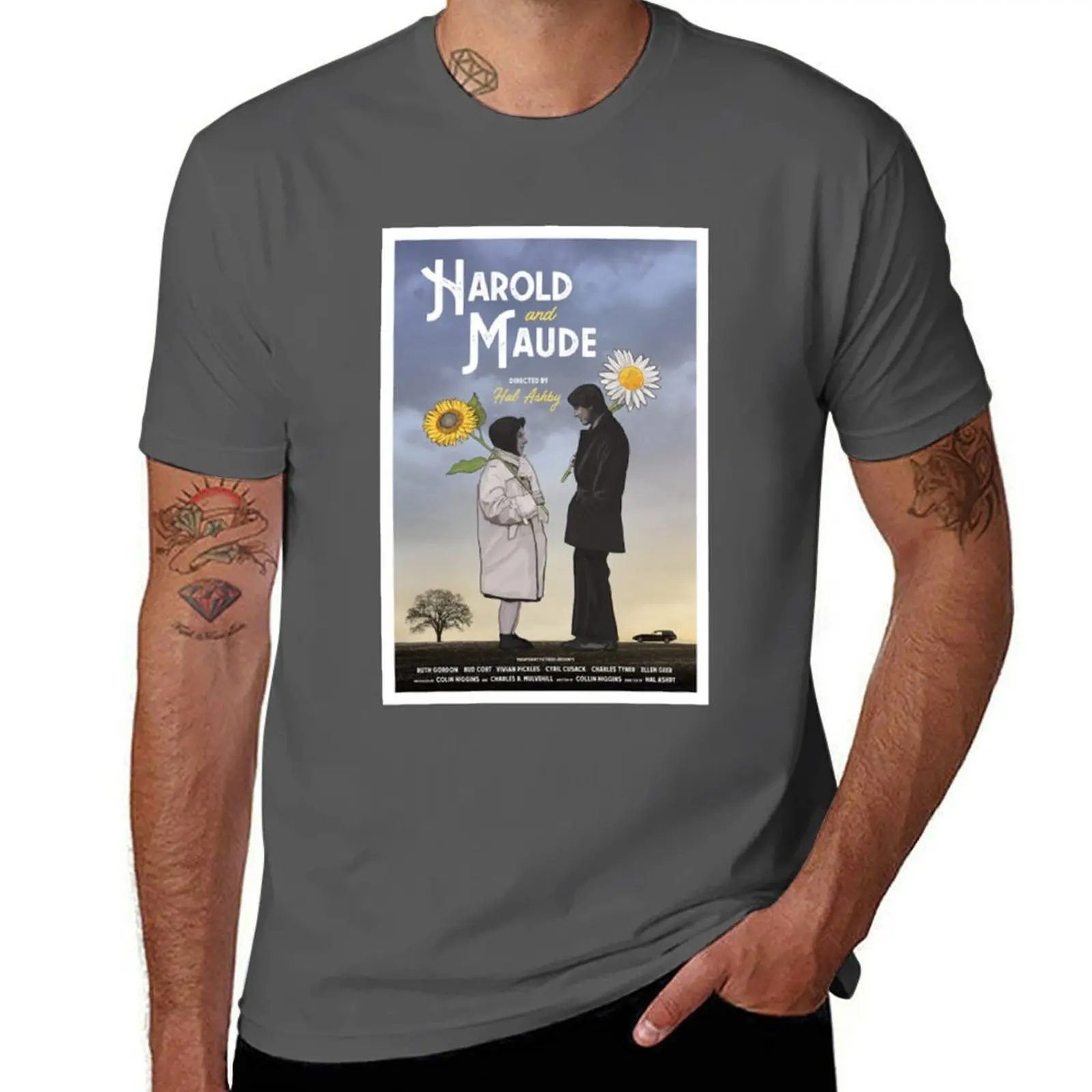 

Harold and Maude alternative movie poster T-Shirt Retro Graphic Print T-Shirt