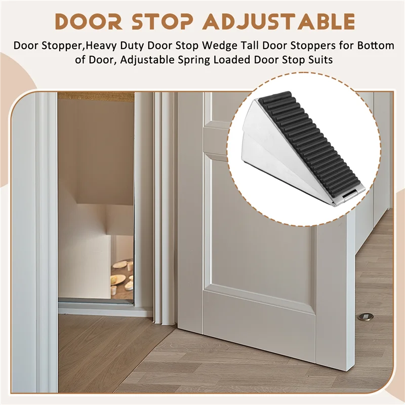 

A55F-Дверной стопор, сверхмощный дверной стопор, клиновой высокий дверной стопор для нижней части двери, регулируемые подпружиненные дверные стопоры, костюмы