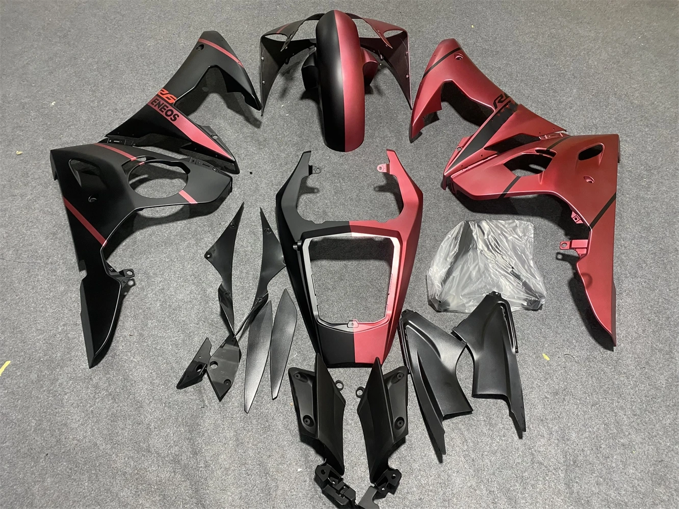 Motorcycle Fairing Kit fits to YZF-R6 2003 2004 2005 YZF600 03 04 05 Year fairing Matte black date red motorcycle housing