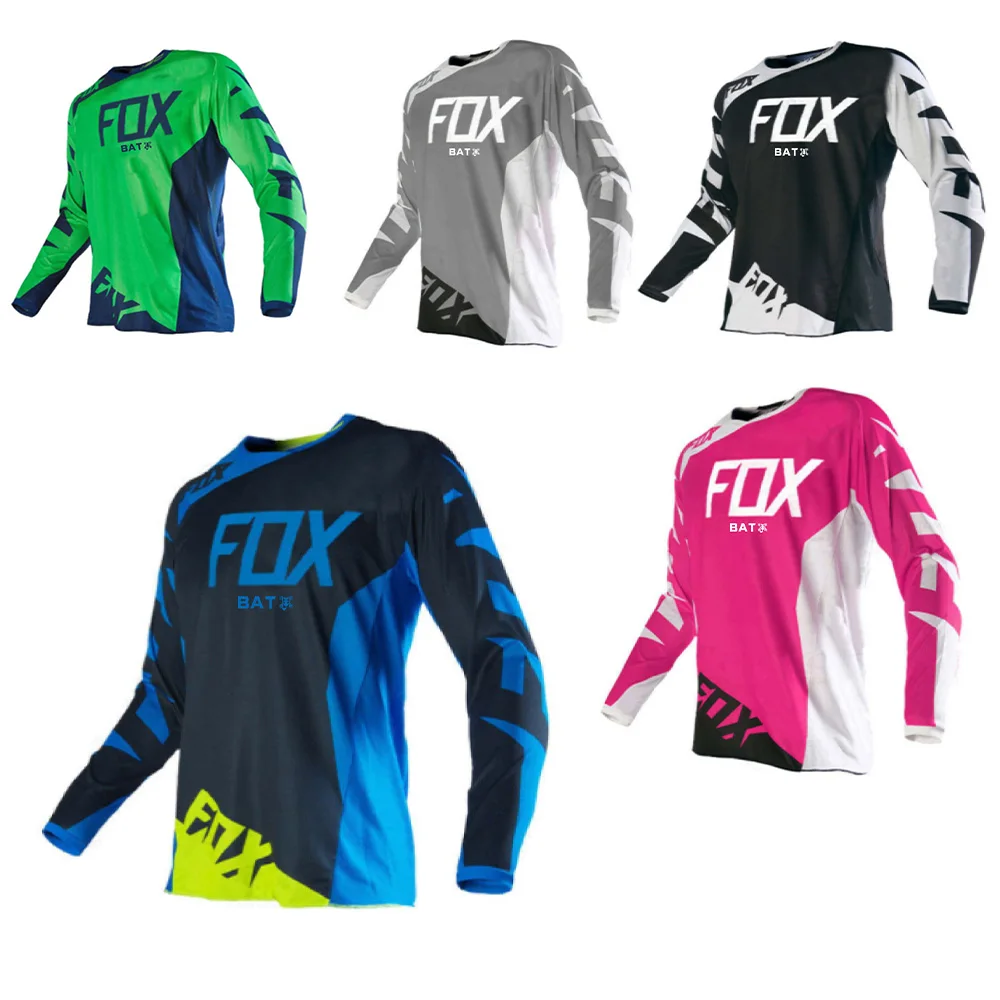 

BAT FOX Downhill Jerseys MTB T-Shirts Offroad DH Motorcycle Jersey Motorcycle bicycle Shirt Camiseta Motocross T-shirt