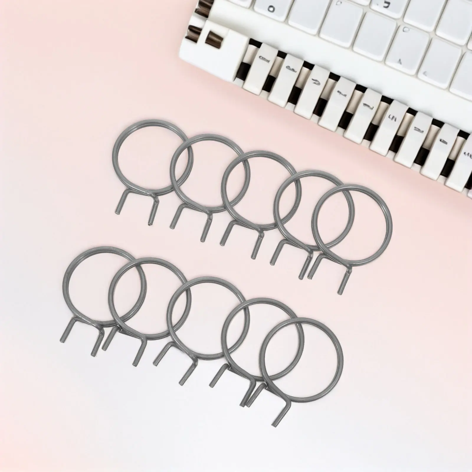 10Pcs Stainless Steel Door Lock Spring Replacement Anti Theft Door Handle Torsion Return Spring Clips for Privacy Passage Locks