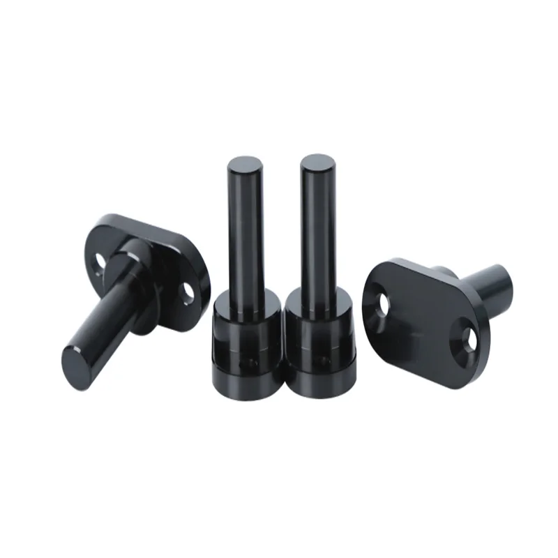 

CNC Machining Black Anodized Aluminum Alloy Mechanical Drive Pivot Pin Set Custom Equipment Positioning Pivot Pin Assembly