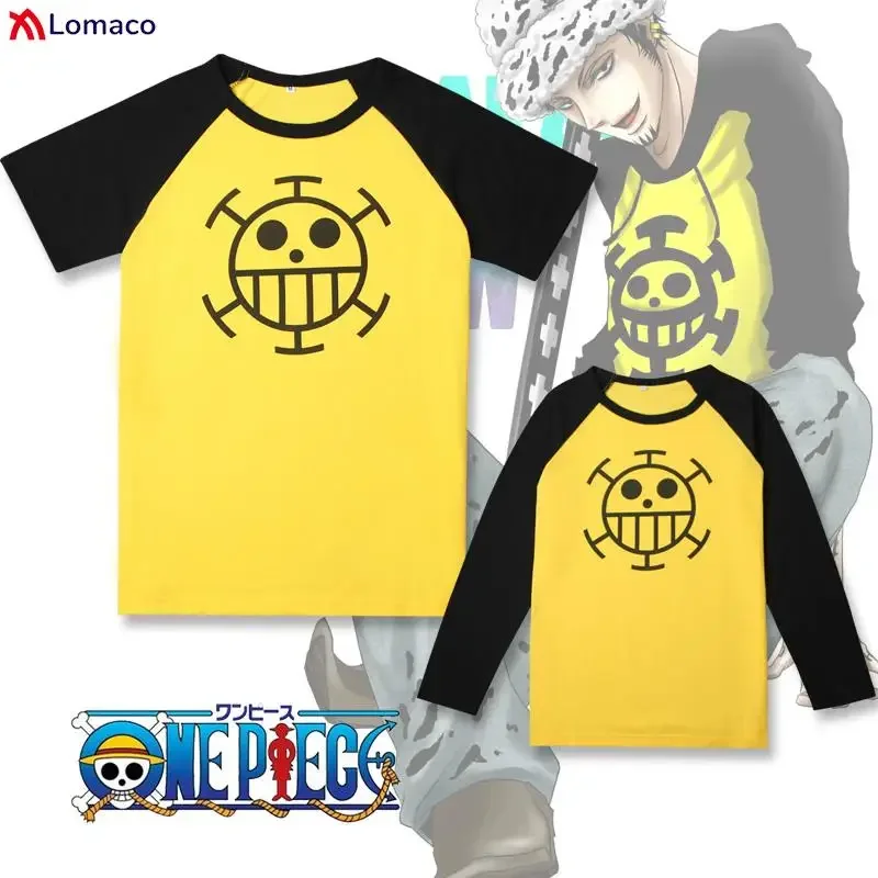 Disfraz de Cosplay de Anime de una pieza, sudaderas con capucha de Trafalgar Law, camiseta, ropa de mascarada, abrigo superior para hombre y mujer RZ1977