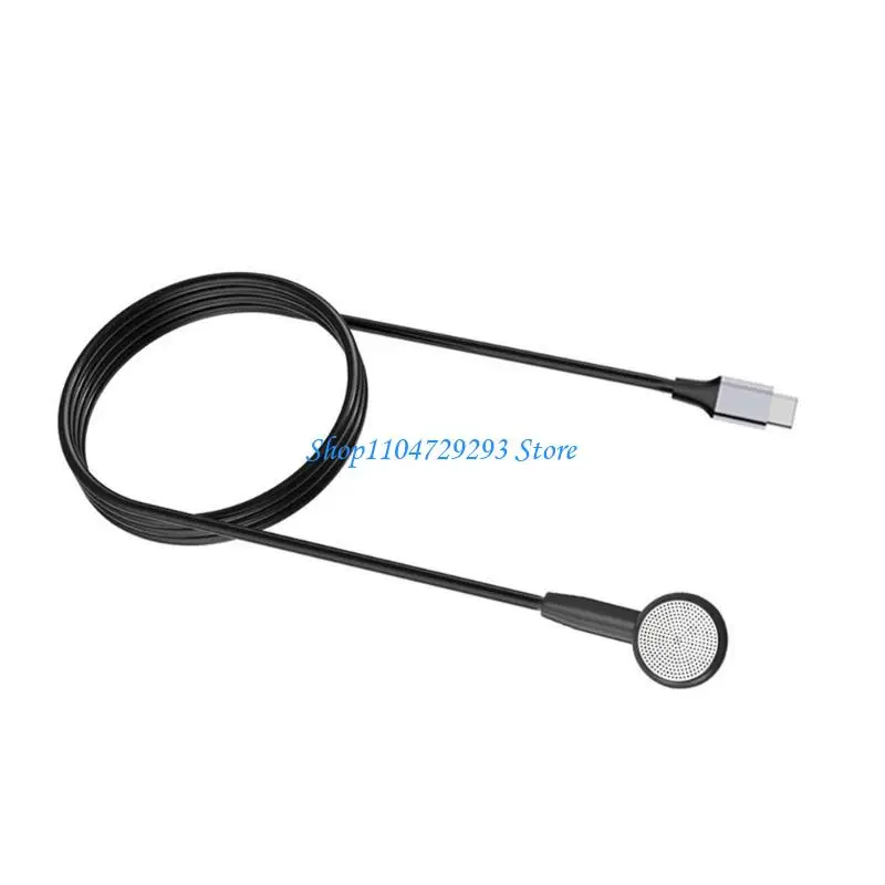 Y2GD Simple Type C Single Side Earbud Unilateral Earphones 45cm/100cm Cable Length