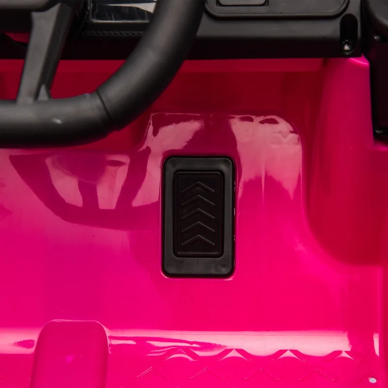 Camión eléctrico para niños de 12 V con control para padres, 2 WD, suspensión de cuatro ruedas, volumen ajustable, Bluetooth, para niños de 1 a 4 años.