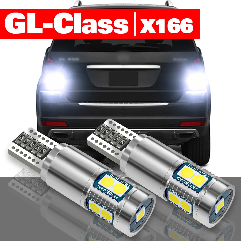 

For Mercedes Benz GL Class X166 2012-2015 2pcs LED Reverse Light Backup Lamp Accessories 2013 2014