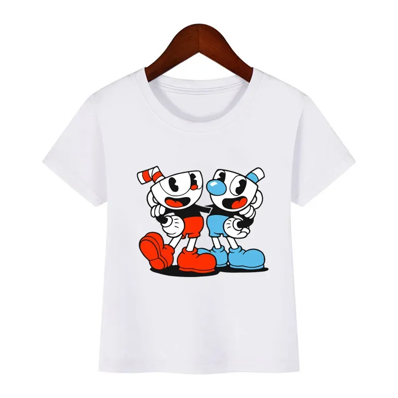 Hot Game Cuphead Cartoon Patches for Clothes Heat Transfer Thermal Stickers DIY T shirt Iron on for Kids Jackets Cute Appliqued