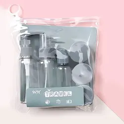 6pcs Travel Bottles, Leakproof Refillable Travel Accessories ToiletriesContainers, Travel Size Lotion Cream Shampoo Bottle Set