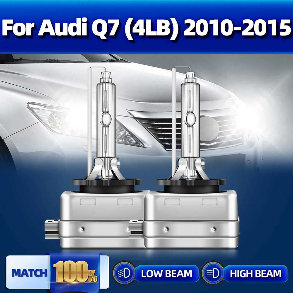 

2PCS 35W D3S HID Xenon Lamp 12V 6000K White Car Headlight 20000LM Auto Light For Audi Q7 (4LB) 2010 2011 2012 2013 2014 2015