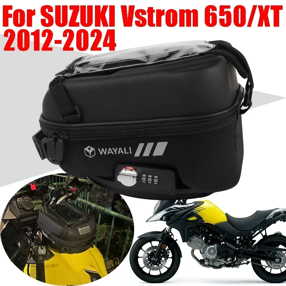 

For SUZUKI V-Strom DL650 Vstrom DL 650 XT 650XT Accessories Tank Bag Luggage Tanklock Storage Bags Backpack Phone Navigation Bag