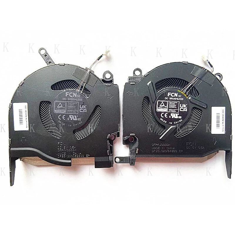 C   New For HP OMEN Gaming Laptop 16-K 16-N CPU & GPU Cooling Fan DC5V N18090-001