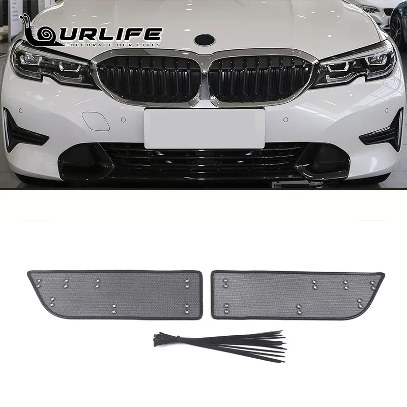 For BMW three 3 series 3 er 2020 2021 M Sport Car Accessories Front Grille Insert Net Anti-insect Dust Garbage Cover Net