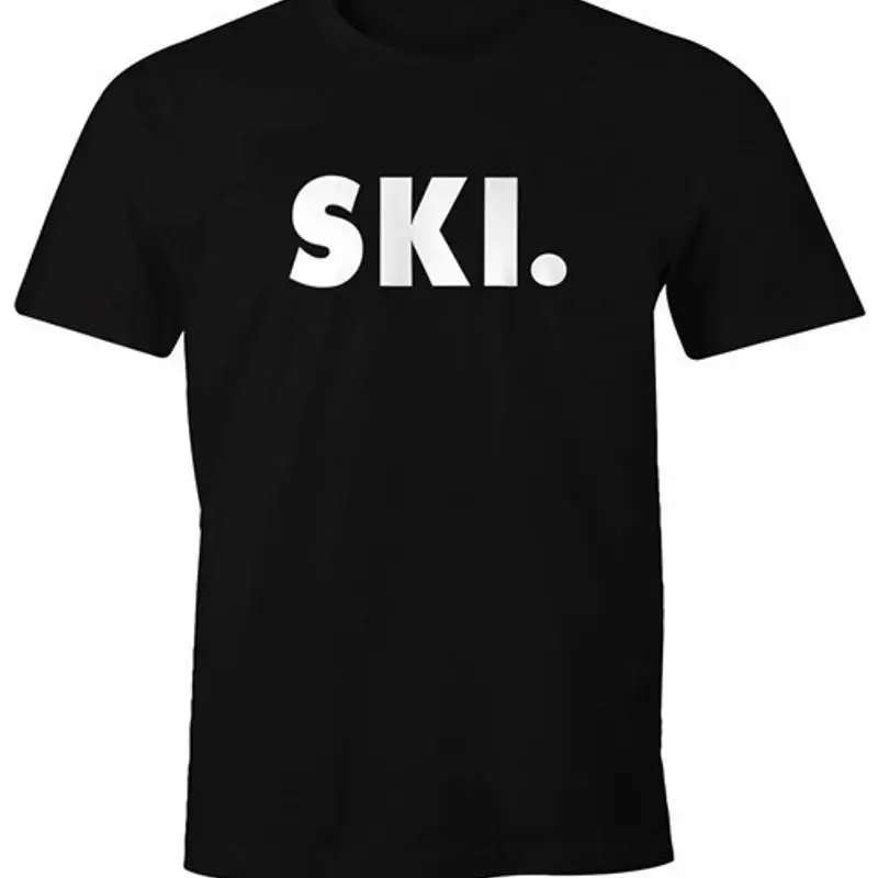Mens Ski Winter Slope Snow Sport Ski Driver Fun Shirt Moonworks®