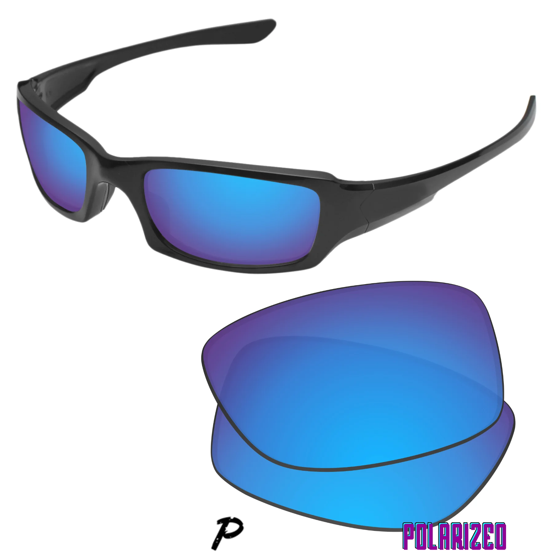 

SunglassDoctor Polarized Replacement Lenses for Oakley Fives Squared OO9238 54mm|Fives Squared Asian Fit | Fives 3.0 Sunglasses