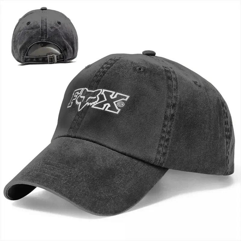 Gorra Fox Vintage para hombre y mujer, gorro de béisbol de carreras de Motocross, de algodón desgastado, Snapback, para verano