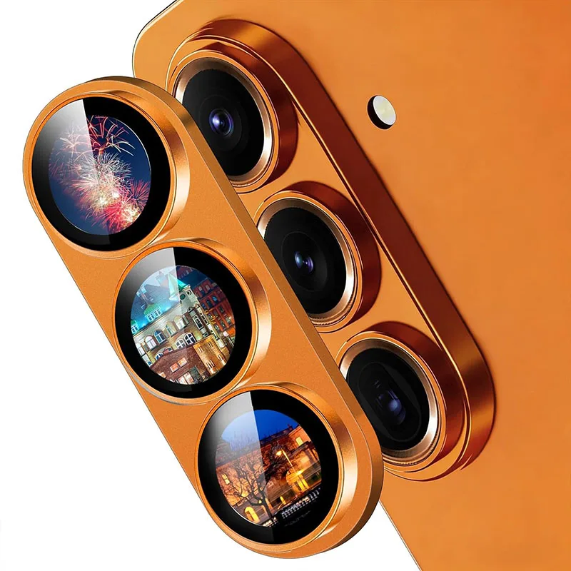 

Metal Tempered Glass Camera Screen Full Protective Cover for Samsung Galaxy S26+ S26 Strong Adsorption Camera Lens Protector