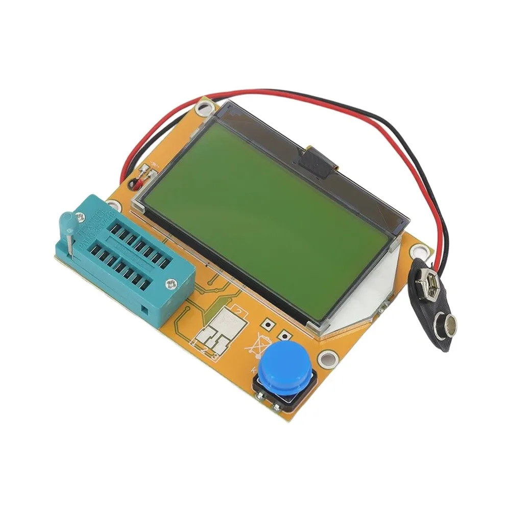 LCRT4 Multifunctional Tester for ESR and Component Parameter Analysis with Backlight LCD and Pin Configuration Detection