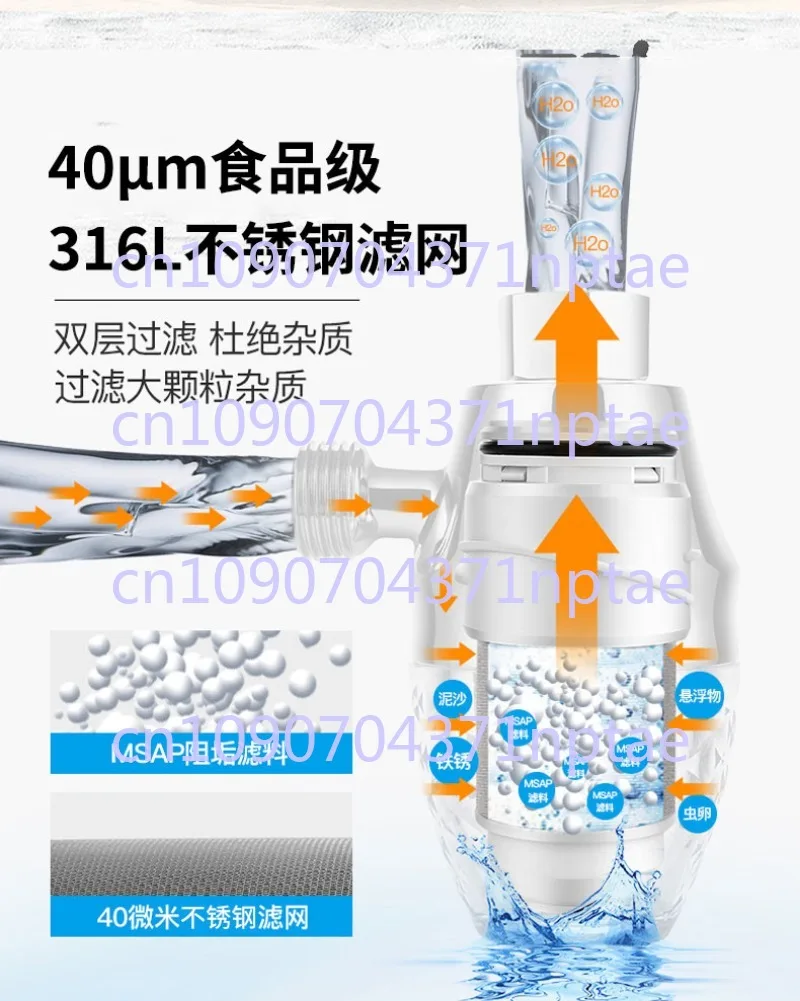 الفولاذ المقاوم للصدأ دش لتنقية المياه حمام الغسيل تصفية J100 عنصر مرشح MSAP مقياس المانع ماستر