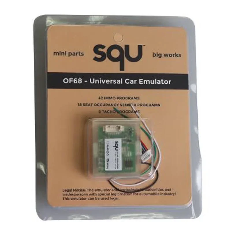 SQU OF68 Universal Car Emulator Multi-Cars MINI Parts Big Works 42 IMMO Programs 18 Seat OCCUPANCY SENSOR