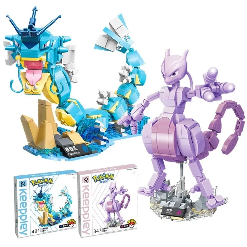 Keeppley Pokémon Series Building Blocks Bulbasaur Blastoise Venusaur Charmander Assembled Model Toys Ornaments Gifts