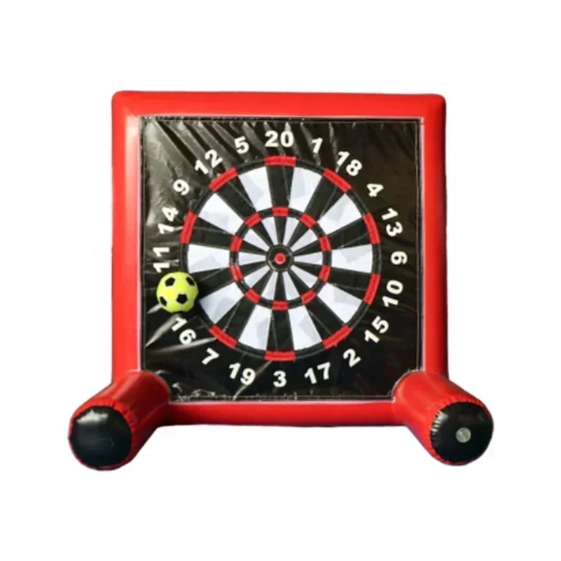 

Indoor / outdoor red double-sided monster soccer dart game inflatable foot dart board game for sale Hot sales