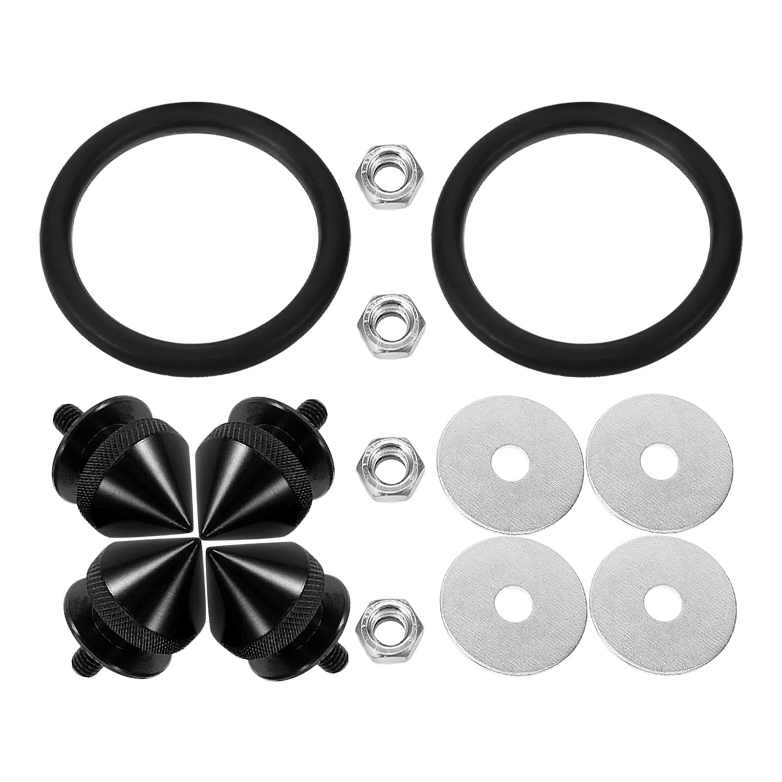 

1 Set Aluminum Alloy Bumper Fasteners Washers Kit Reinforcement Car Front Rear Bumper Quick Release Accessories Durable Car