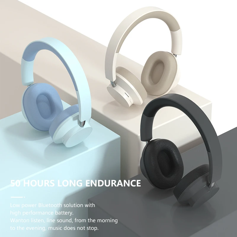 HIFI Headset Wireless Headphone Bluetooth Over Ear Stereo  Heavy Bass Game Earphone TF/AUX Music Player with MIC/Radio for Gifts