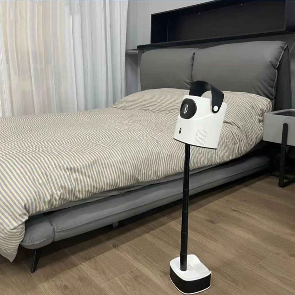 Cross-border Hot Model 2024 New Hidden Bracket PTZ LCD Projector 1080P 1500 Lumens WIFI Smart Portable Domestic