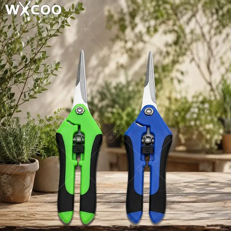 6.5-inch Labor-Saving Stainless Steel Pruning Shears for Gardening Trimming Fruit Picking Branches Cutter Gardening Scissors