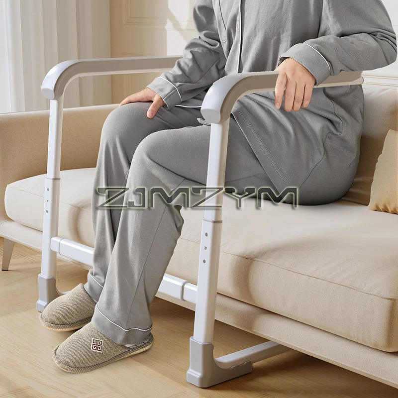 Sandaran Tangan Sofa Seluler Orang Penyandang Cacat Bingkai Tambahan Berdiri Dapat Disesuaikan Sandaran Tangan Keselamatan Sederhana Sandaran Tangan Sofa Tambahan untuk Orang Tua