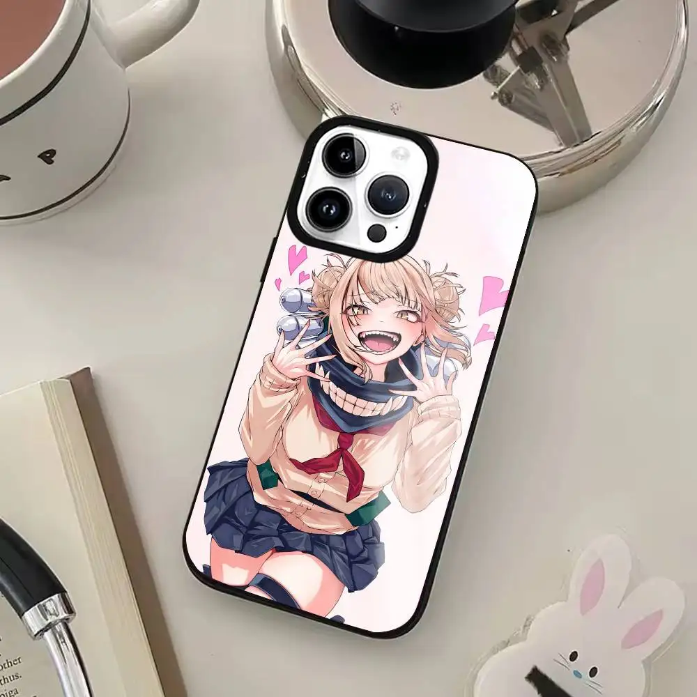 Custodia per telefono carina Anime Himiko Toga per iPhone17,16,15,14,13,12,11 Plus,Pro Max magnetica per ricarica wireless Magsafe