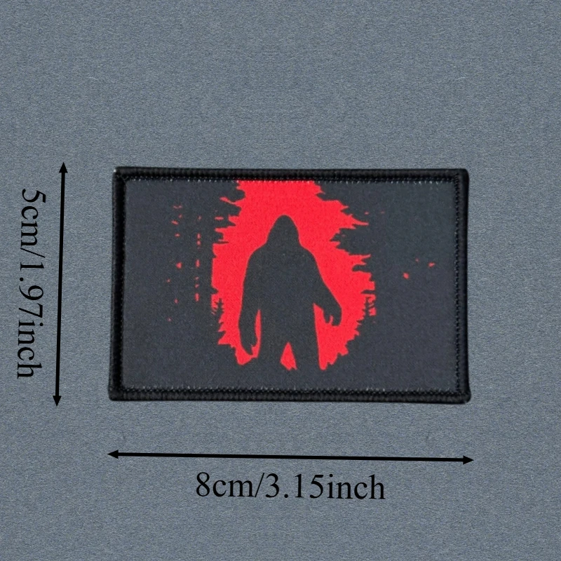 Parche táctico Bigfoot Monster con velcro gancho y bucle militar - imagen 4