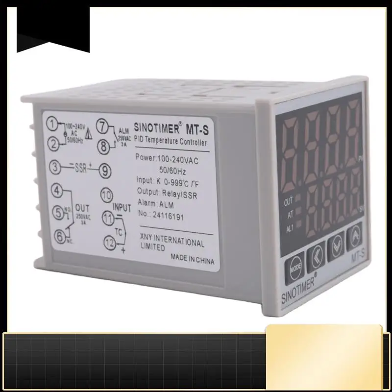 SINOTIMER Household Digital Thermostat Thermostat Controller For Heating Cooling Instrument Relay/Voltage Output MT-S-N37R