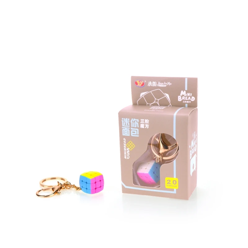 Yongjun 3x3x3 Mini Magic Cube With Key Ring 2cm Mine Cubes Gift Toys For Kids 3x3 Cubo Magico