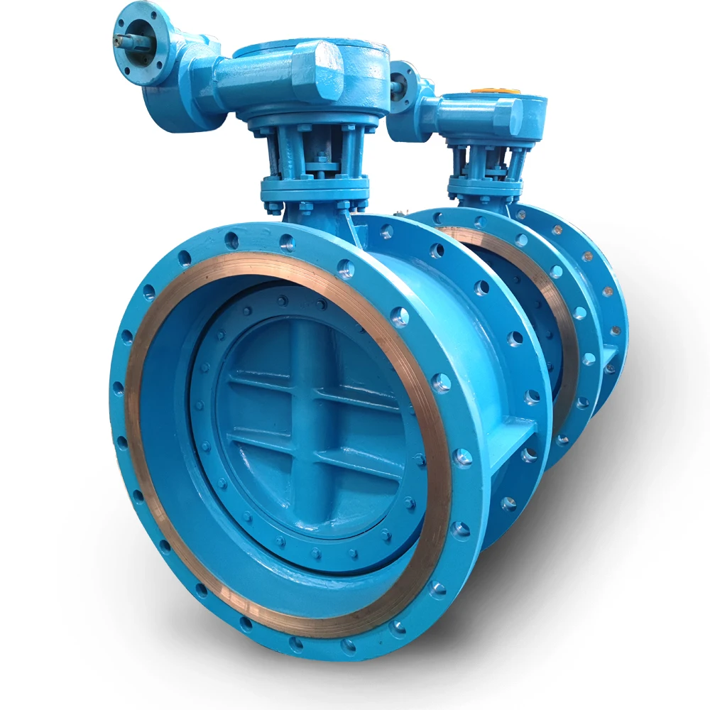 

DN200-DN2000 Flanged Double Eccentric Butterfly Valve EPDM Seal Manufactured EN593 Manual Power Water Gas Oil Media General