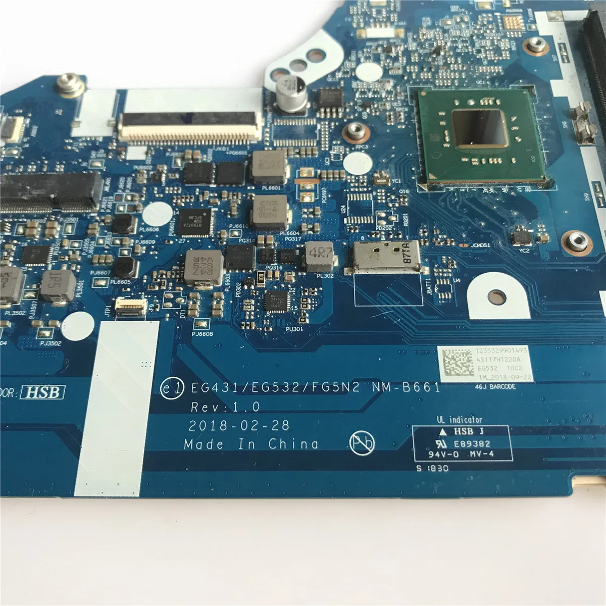 NM-B661 Für Lenovo IdeaPad 330-15 330-15IGM Laptop Motherboard EG431/EG532 mit CPU N4100 DDR4 FRU 5B20R3380 4 100% vollständig getestet