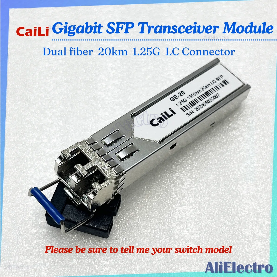 

SFP Transceiver SFP Module 1.25G LC 1310nm/1310nm dual fiber switch Compatible module with Switch and DDM Function