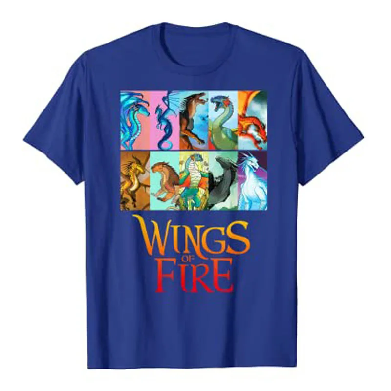 Vintage Wings of Fire - All Together Geschenk für Männer, Frauen, Jungen T-Shirt Lustiges Drachen-T-Shirt Neuartige Geschenke Kurzarm-Bekleidung – Detail 7
