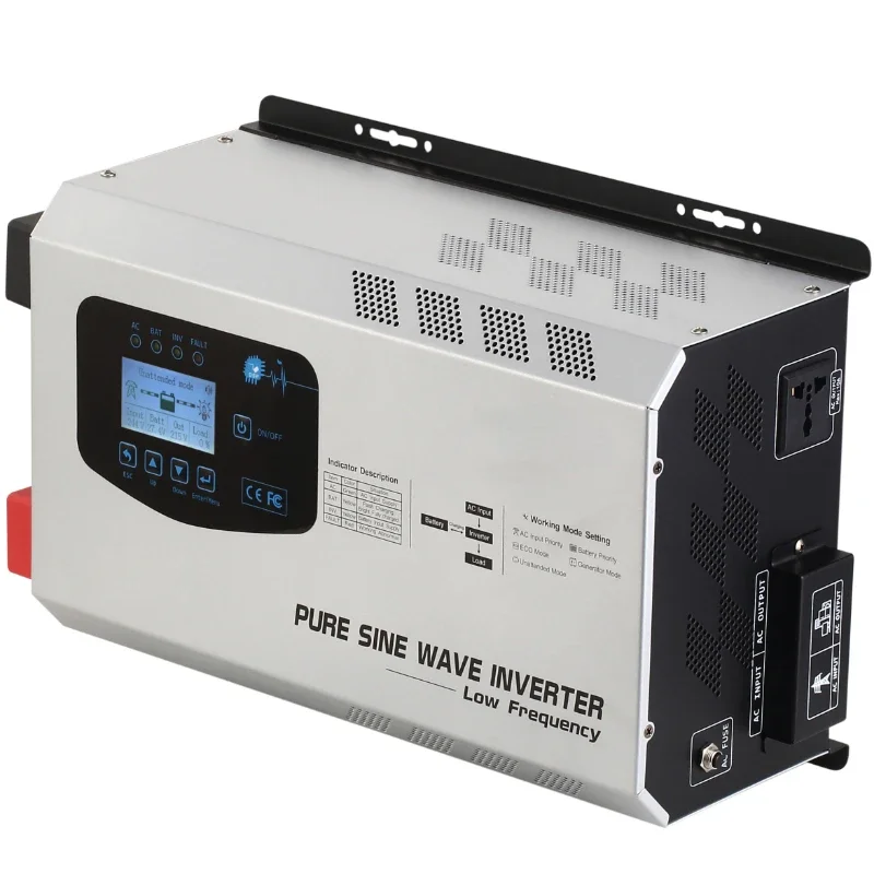 Hot Sales1000w 2000w 3000w 5000watts 6000w Solar Pure Sine Wave Inverter Off Grid Solar Inverter With Charger