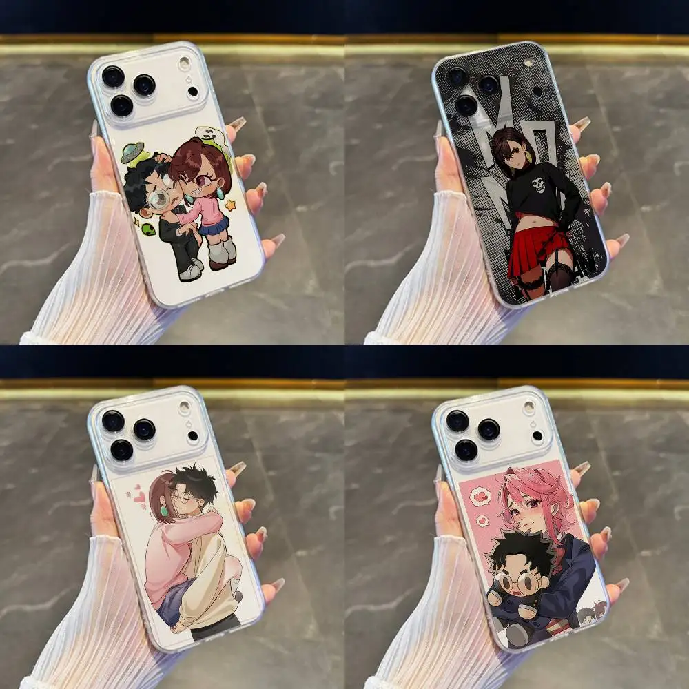 

Anime D-Dandadan Phone Case For iPhone 17,16,15,14,13,12,11 Pro,Max,Plus,X,XS,XR,SE4,E Mini Transparent Soft Cover