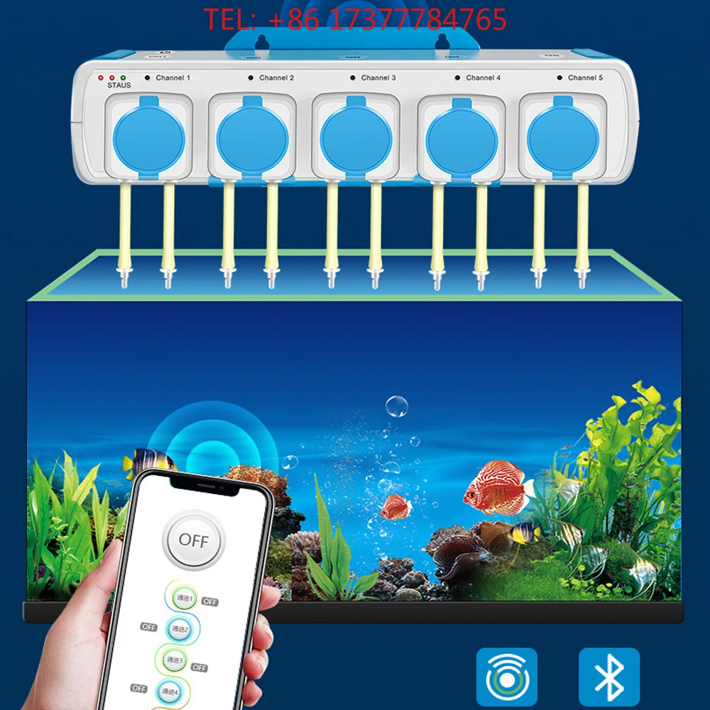 Jebao Jecod Smart Doser MD-4.5 BD-4.5 Bluetooth App Control Aquarium Automatic Dosing Pump For Coral Reef Fish Tank
