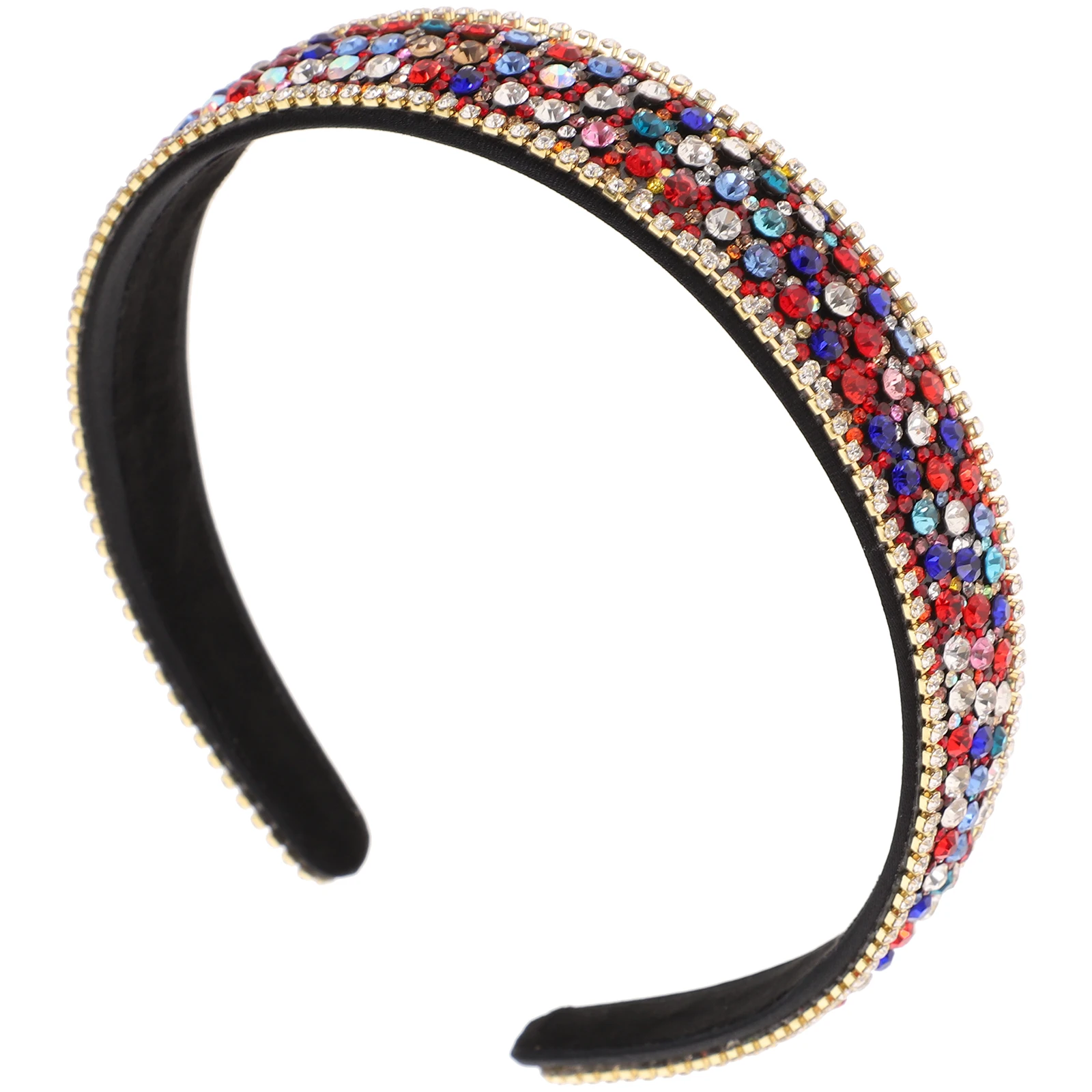 

Crystal Rhinestone Hairband Wide Headband Women Girl Hoop Hair Accessory Party Wedding Prom Everyday Style Fashion Jewelry Hair
