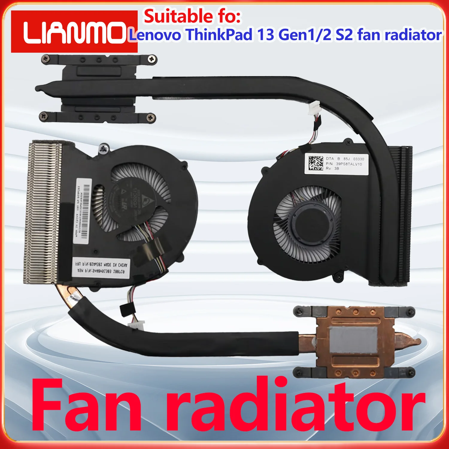 Suitable for Lenovo ThinkPad 13 Gen1 13 Gen2 S2 Fan Cooler Integrated Graphics Fan 01AW381 01AW380