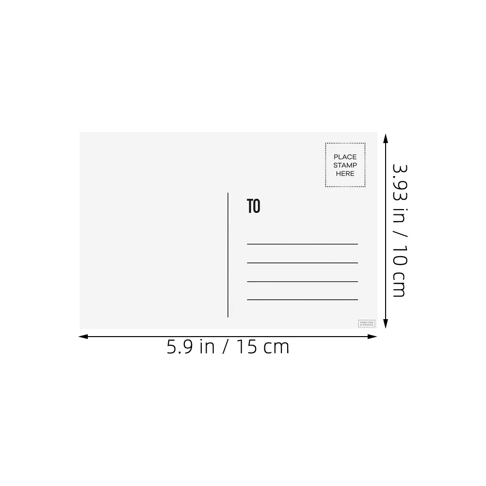 1 قطعة بطاقات بريدية فارغة سطح أملس لتقوم بها بنفسك دعوات بطاقات المعايدة شكرا لك ملاحظات عيد ميلاد بطاقات قابلة للطباعة بريد عادي #3