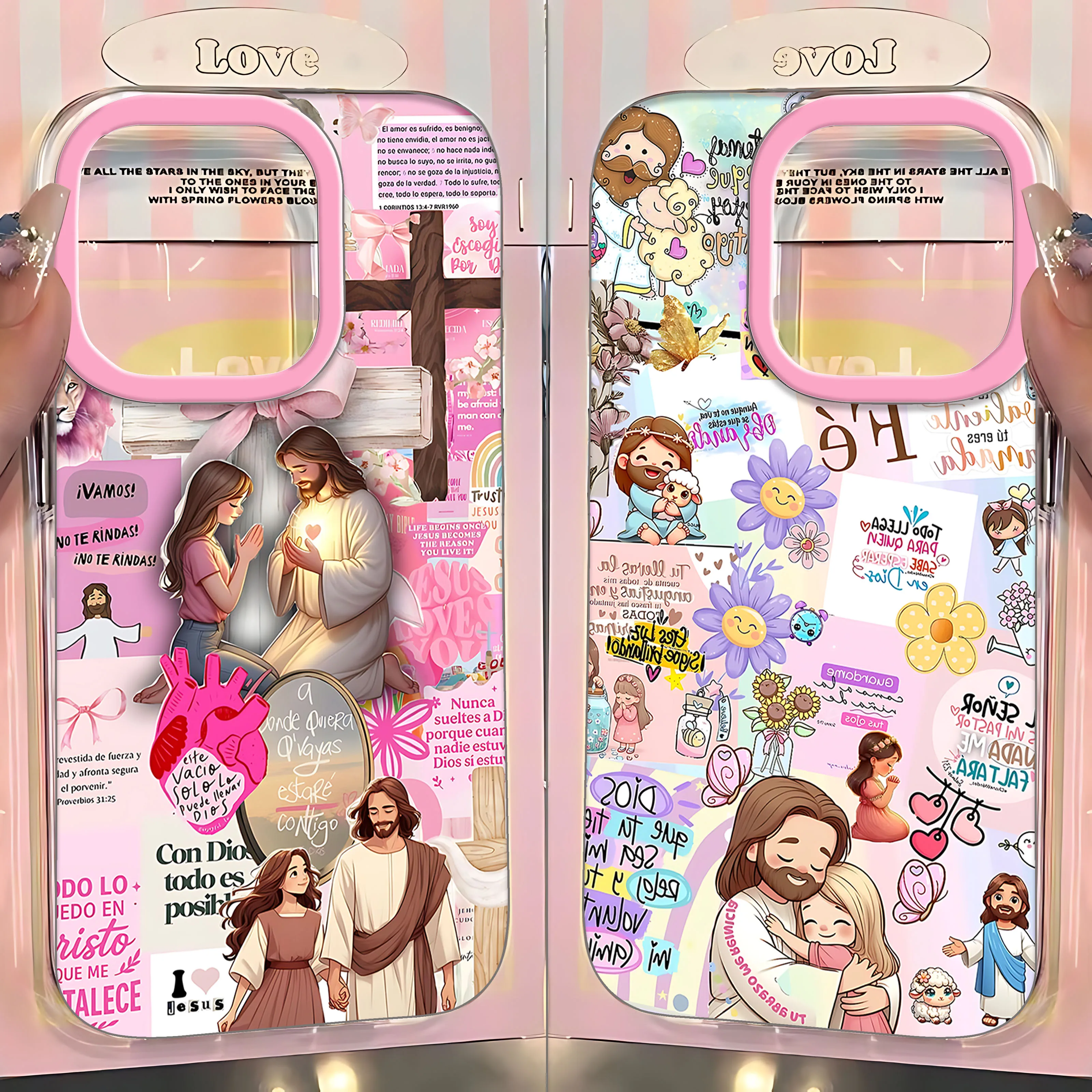 Phone Cases Jesus - Bunt bemalte Jesus-Handyhülle für Xiaomi Redmi