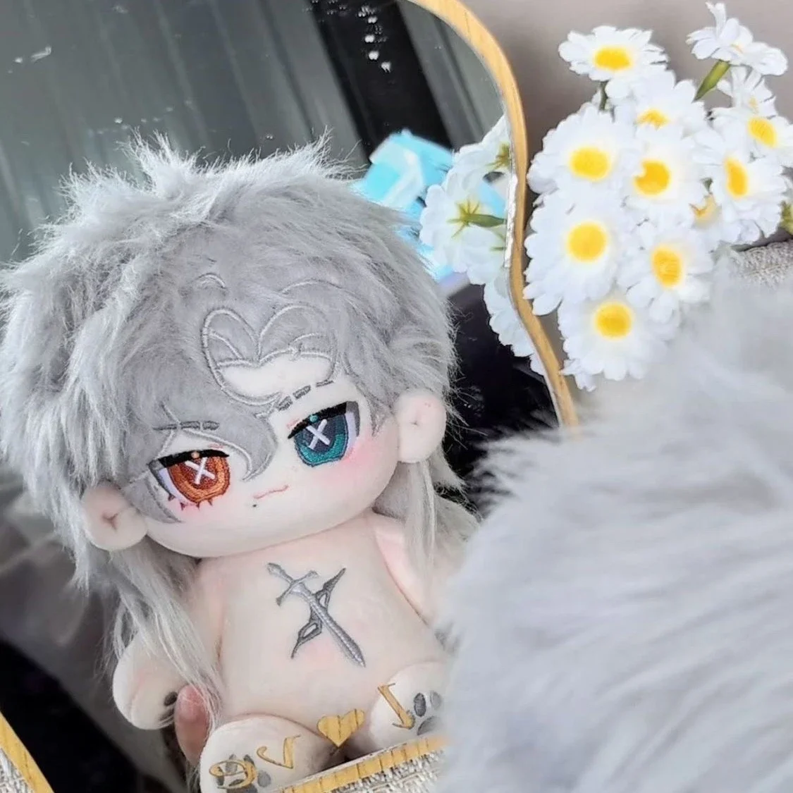 Pluszak Identity V Richard 20 cm, pluszowa lalka z bawełny, zabawka, gadżet z gry, figurka do przebierania, poduszka, pluszowy prezent urodzinowy